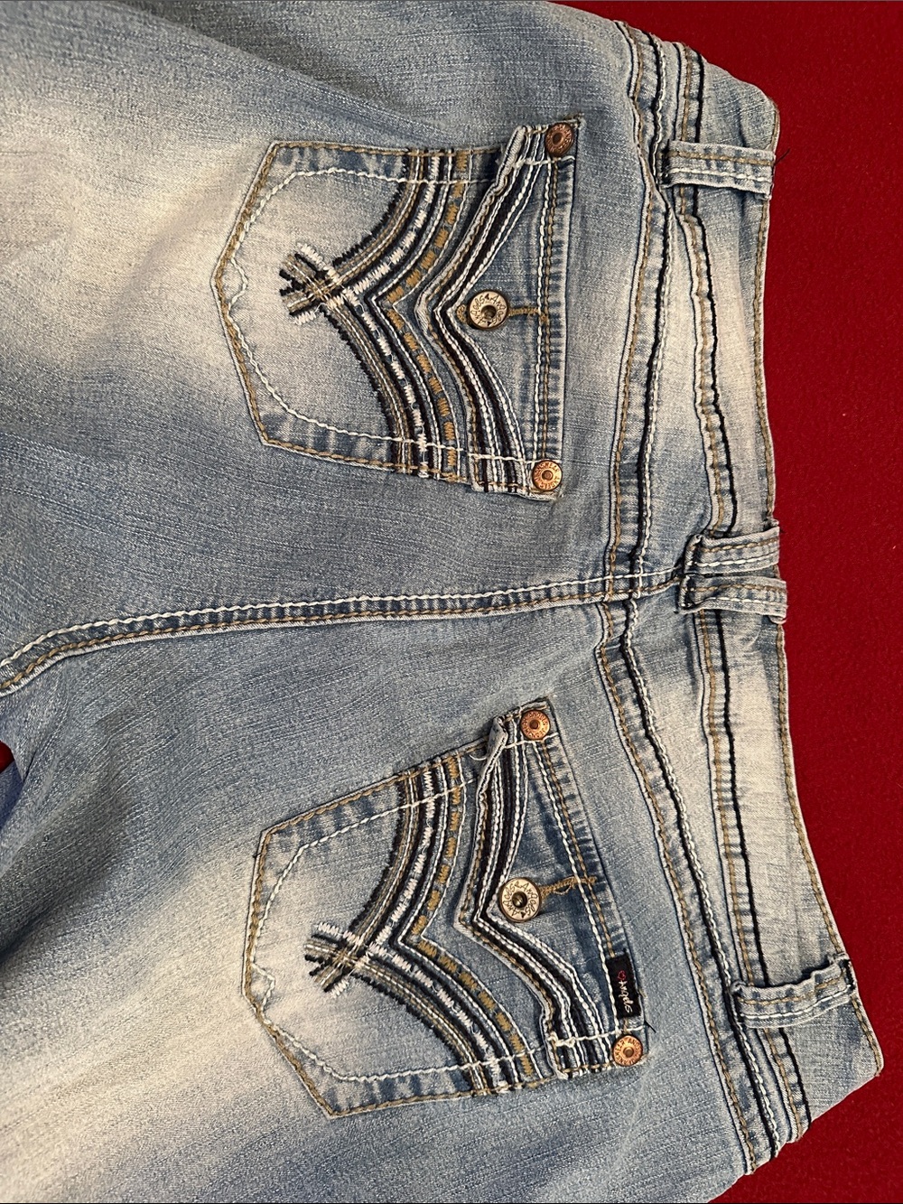 VINTAGE*** Angels Light Blue Women’s Jeans - Unbranded - Picture 3 of 4